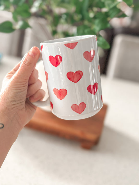 Hearts Coffee Mug