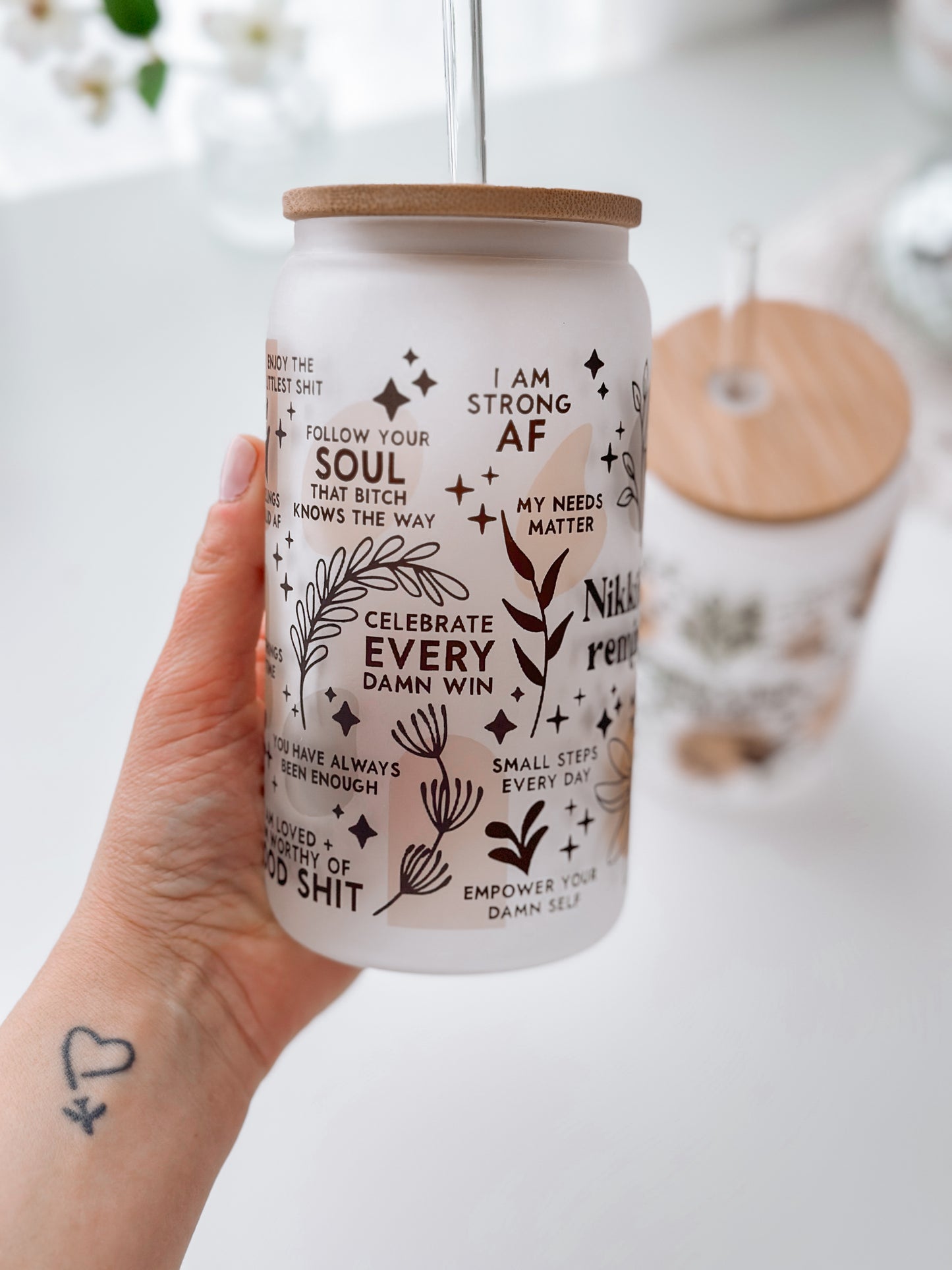 Daily Reminders Personalized Tumbler