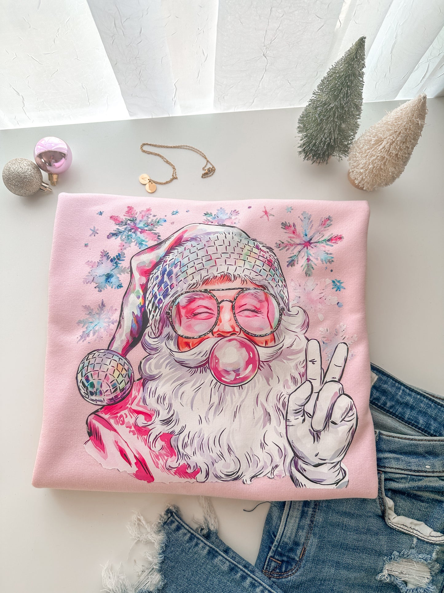 Iridescent Santa