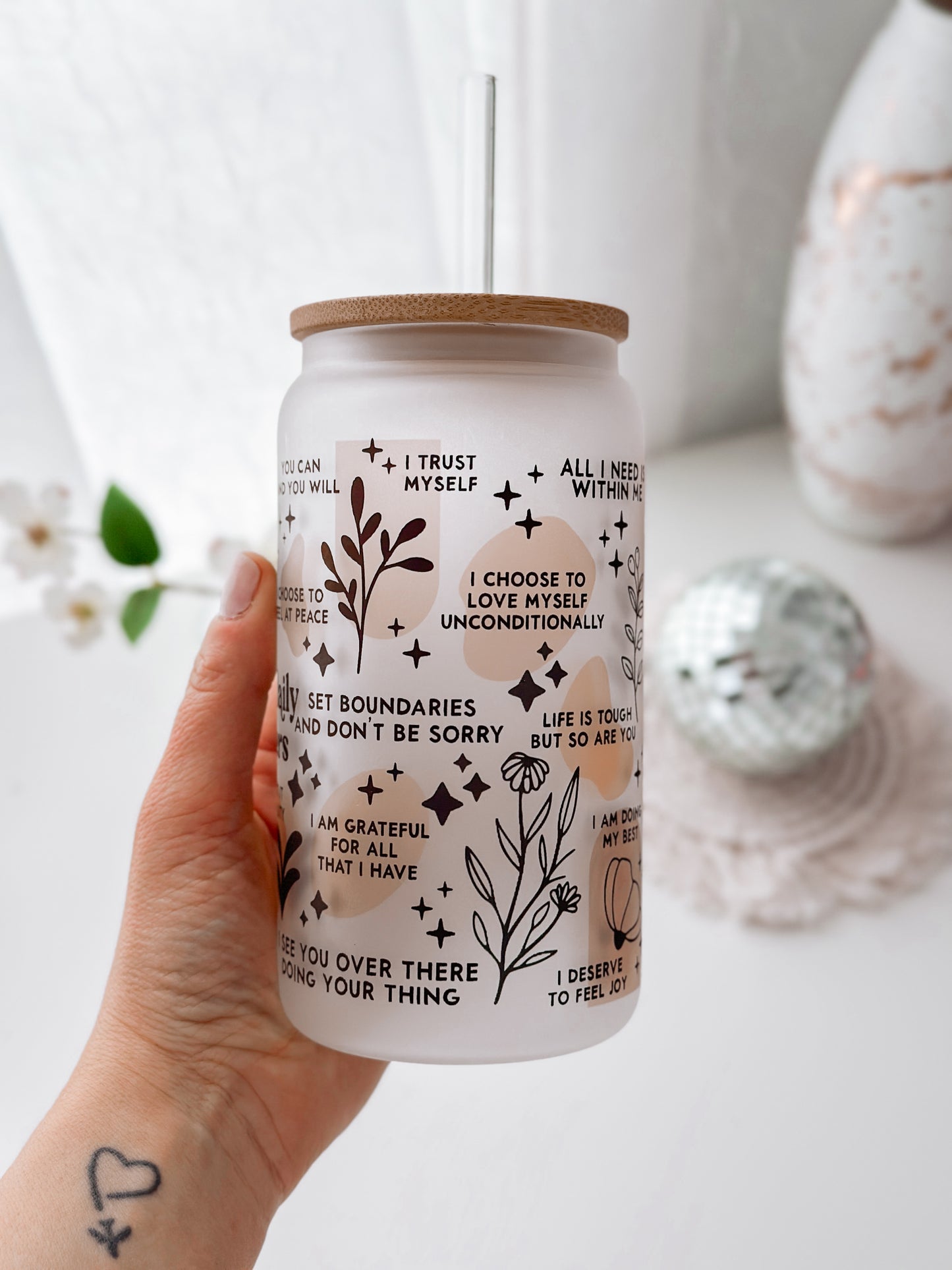 Daily Reminders Personalized Tumbler