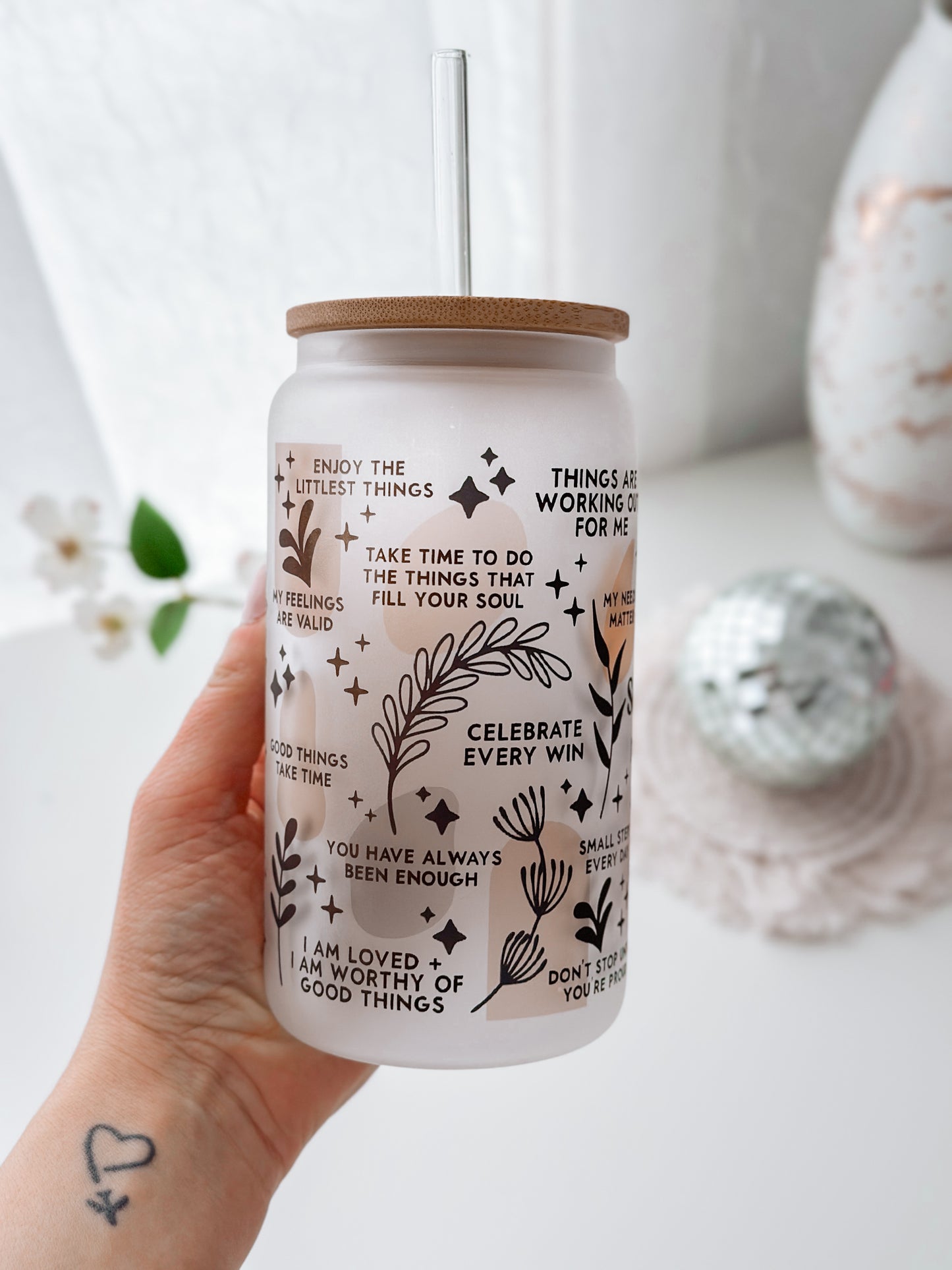 Daily Reminders Personalized Tumbler