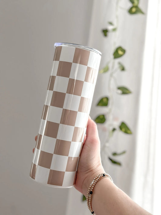 Checkered Tumbler