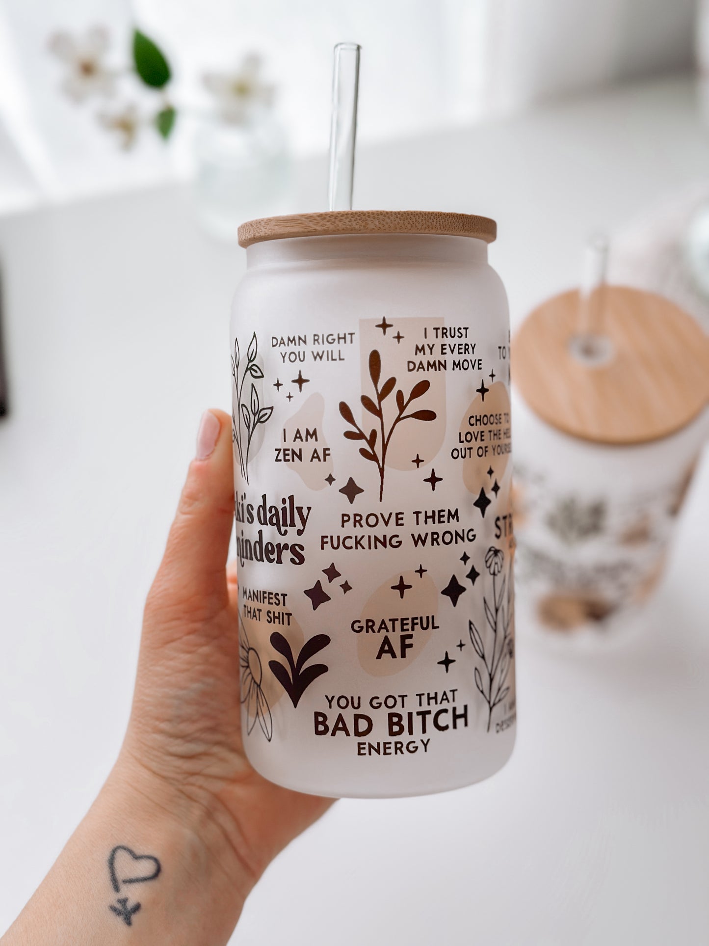 Daily Reminders Personalized Tumbler