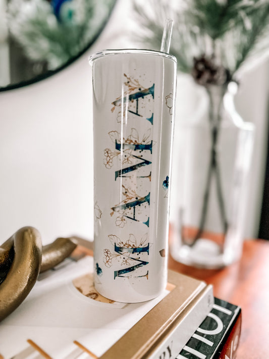 MAMA floral Tumbler