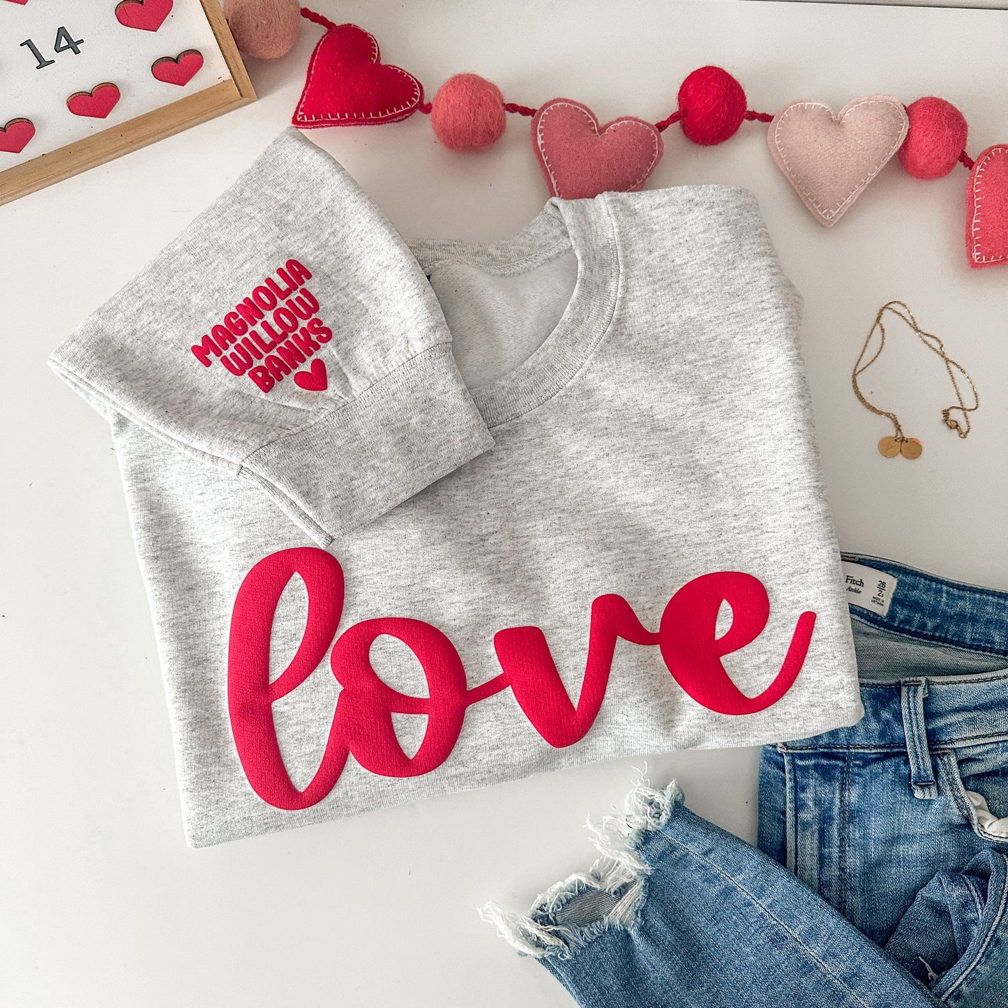 Love Puff Sweatshirt