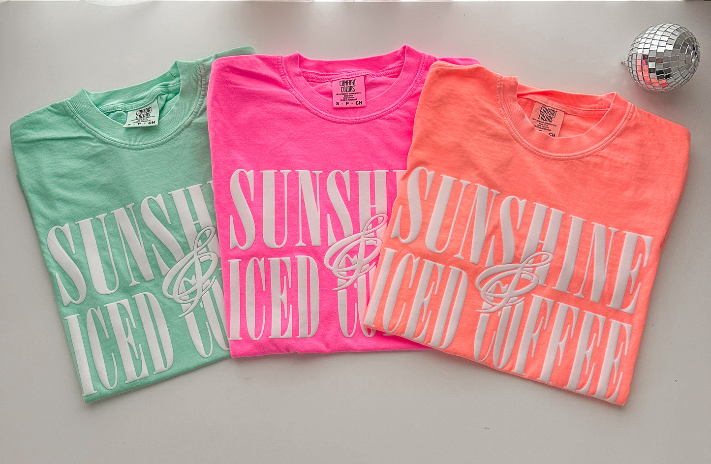 Sunshine & Iced Coffee Puff Print