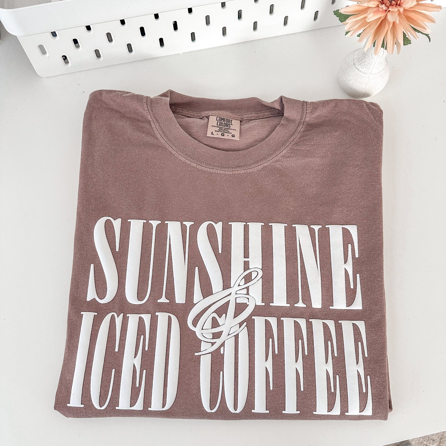 Sunshine & Iced Coffee Puff Print