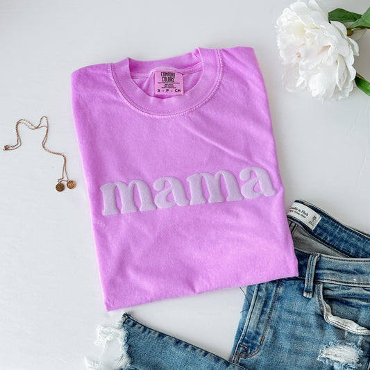 MAMA TEE-NEON VIOLET