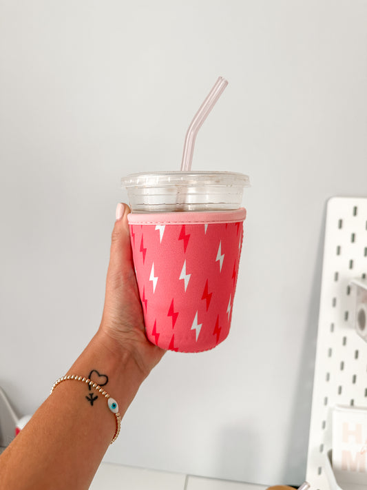 Lightening Bolt Coffee Sleeve