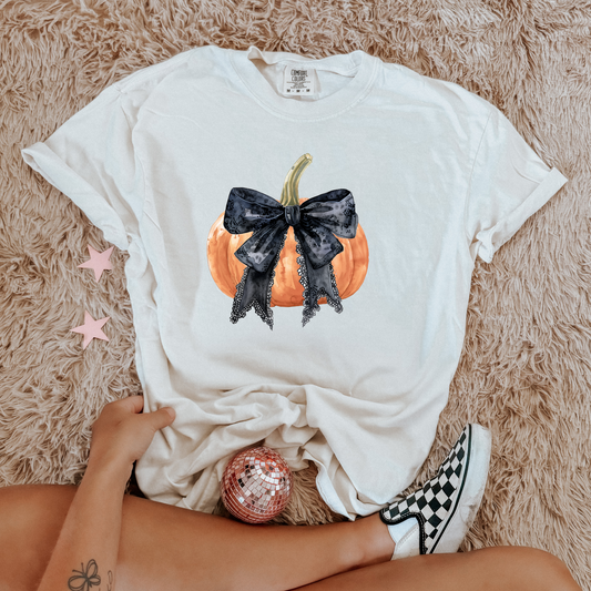 Pumpkin Bow tshirt