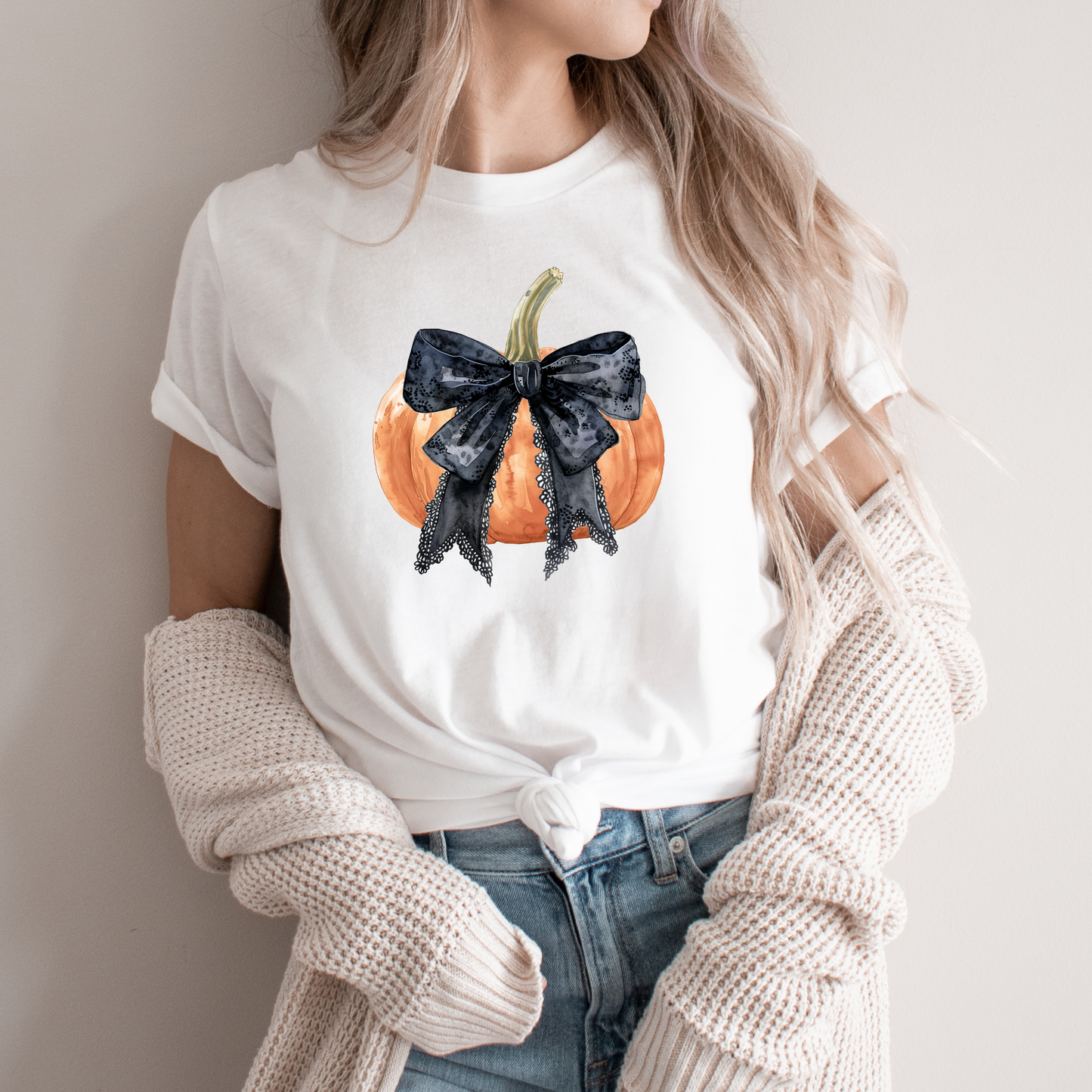 Pumpkin Bow tshirt