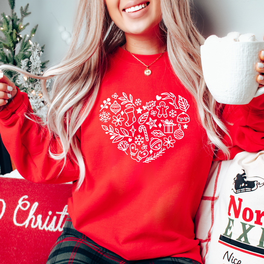 Christmas Doodle Sweatshirt